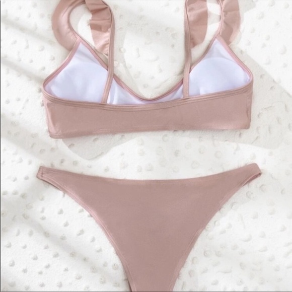 Pink Frill Bikini Set - Picture 3 of 6